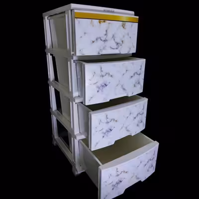 فایل کشویی رزگلد مدل مرمر کد 611