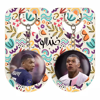 جاکلیدی خندالو مدل کیلیان امباپه کد 1402014010 مجموعه 2 عددی