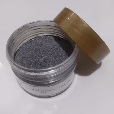 رنگ رزین اپوکسی بیزآرت مدل صدفی میکا حجم 100میلی لیتر