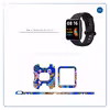برچسب ماهوت طرح Maryams_Mathematics مناسب برای ساعت هوشمند شیائومی Redmi Watch 2 Lite