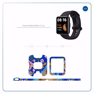برچسب ماهوت طرح Maryams_Mathematics مناسب برای ساعت هوشمند شیائومی Redmi Watch 2 Lite