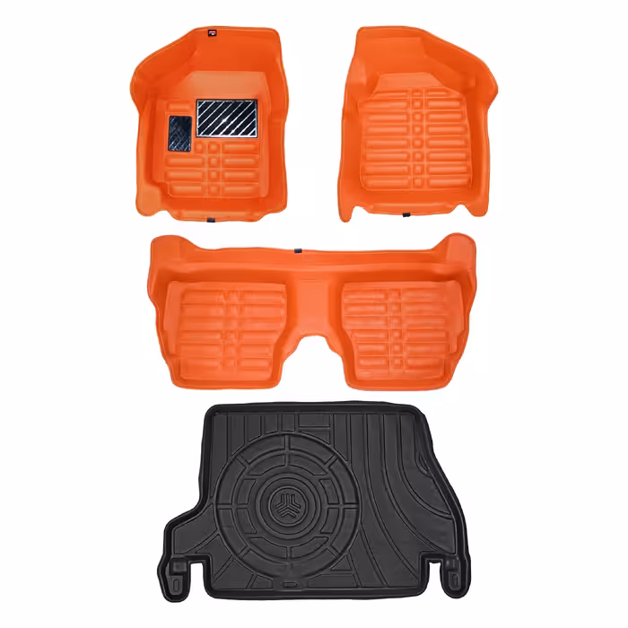     کفپوش پنج بعدی خودرو پانیذ مدل EVA مناسب برای پراید 132 به همراه کفپوش صندوق