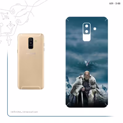 برچسب پوششی ماهوت مدل Vikings مناسب برای گوشی موبایل سامسونگ Galaxy A6 Plus 2018