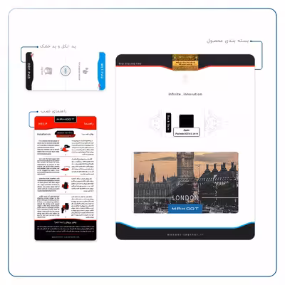 برچسب پوششی ماهوت مدل London City مناسب برای تبلت اپل iPad mini (GEN 5) 2019 A2125