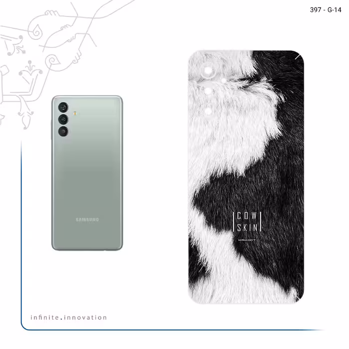 برچسب پوششی ماهوت مدل Cow Skin مناسب برای گوشی موبایل سامسونگ Galaxy M13 (India)