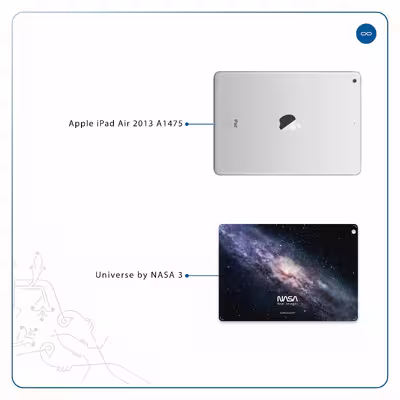 برچسب پوششی ماهوت مدل Universe-by-NASA-3 مناسب برای تبلت اپل iPad Air 2013 A1475