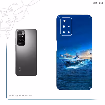 برچسب پوششی ماهوت مدل Warship مناسب برای گوشی موبایل شیائومی Redmi 10 Prime