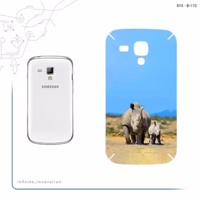 برچسب پوششی ماهوت مدل Rhino مناسب برای گوشی موبایل سامسونگ Galaxy S Duos GT S7562