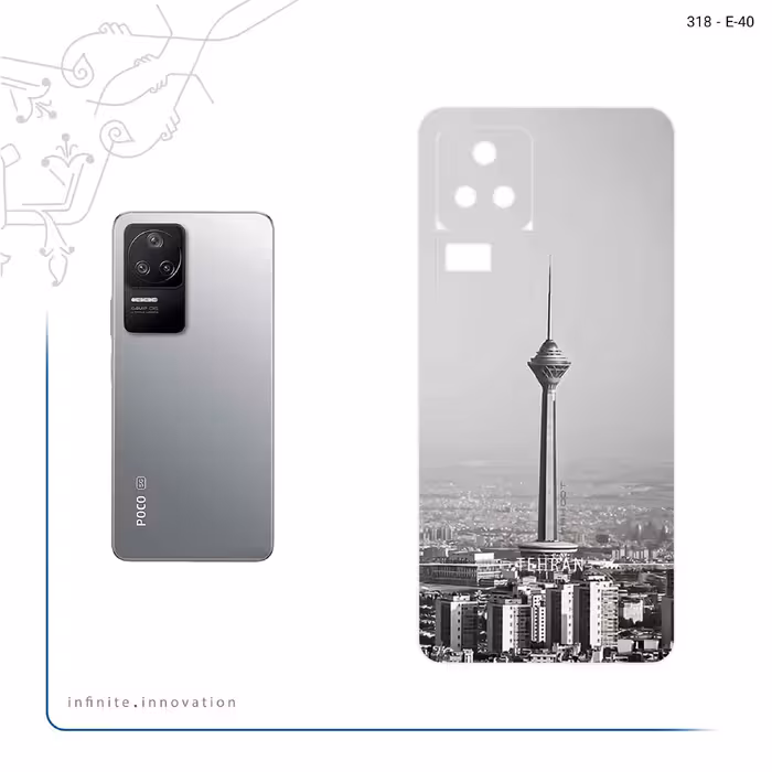 برچسب پوششی ماهوت مدل Tehran_City مناسب برای گوشی موبایل شیائومی Poco F4 5G