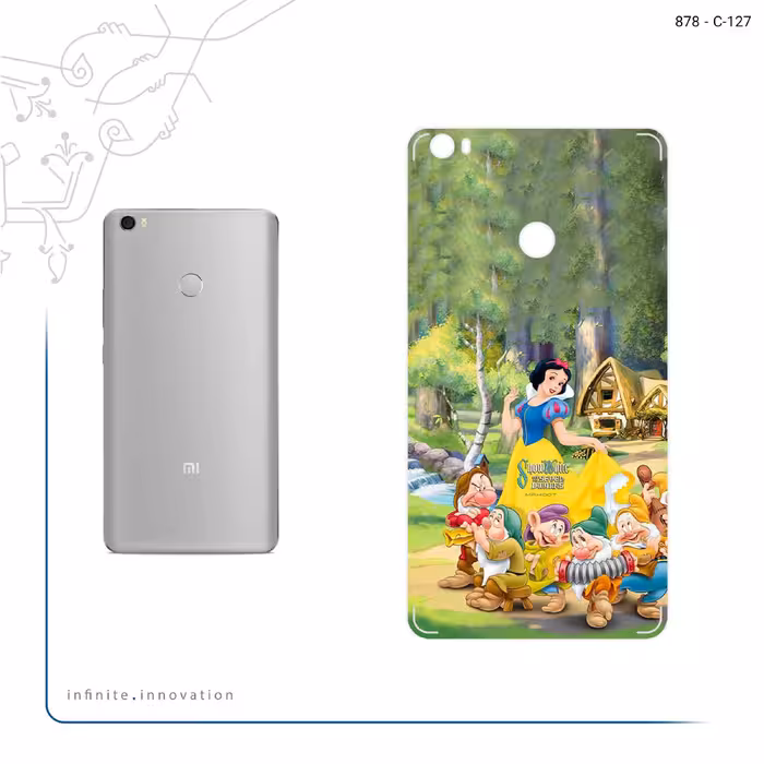 برچسب پوششی ماهوت مدل Snow White مناسب برای گوشی موبایل شیائومی Mi Max