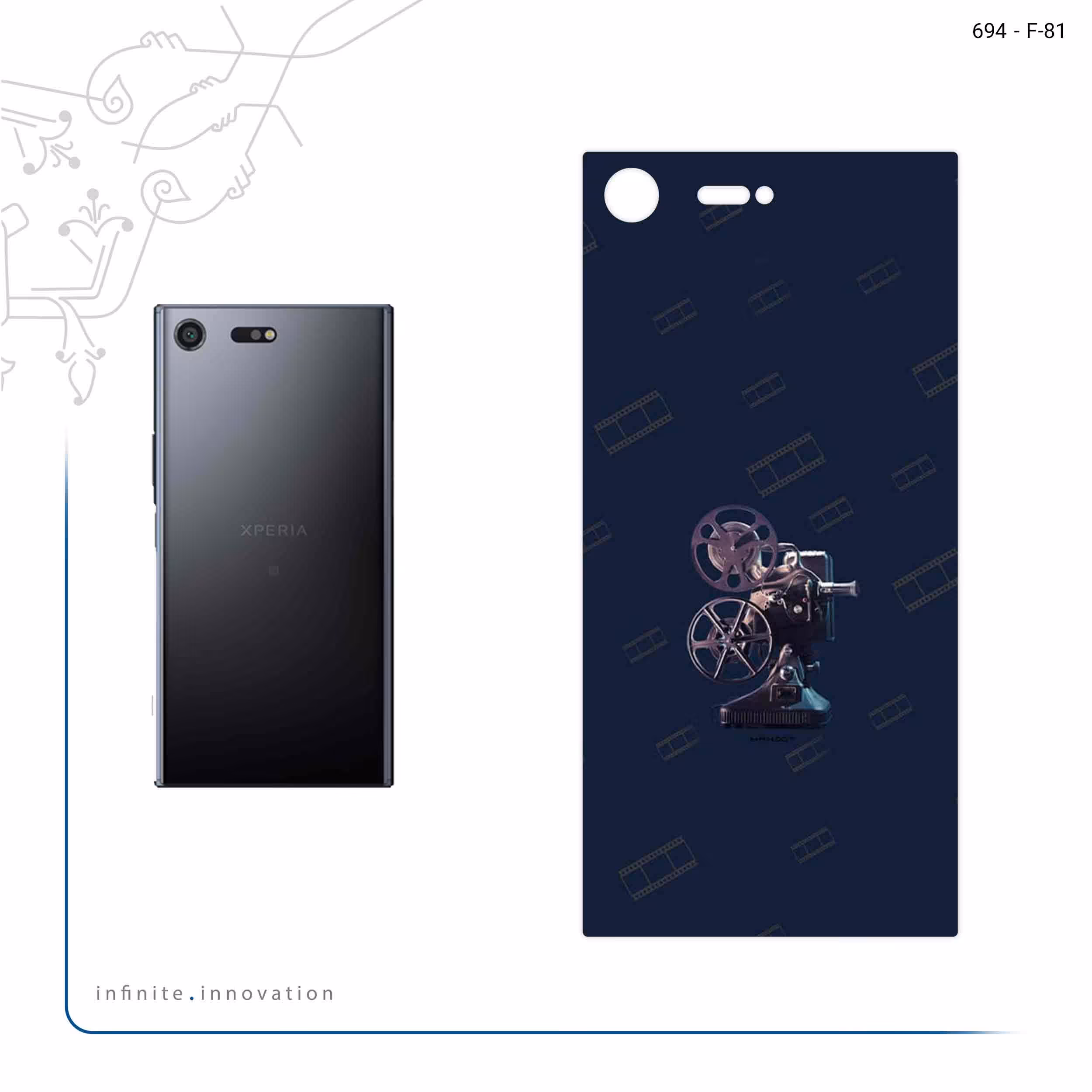 برچسب پوششی ماهوت مدل Nostalgic apparatus مناسب برای گوشی موبایل سونی Xperia XZ Premium