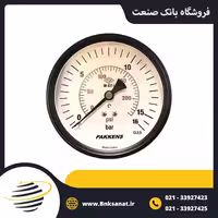 گیج فشار پکنز ( PAKKENS ) ترکیه خشک افقی صفحه 10 سانتی متر