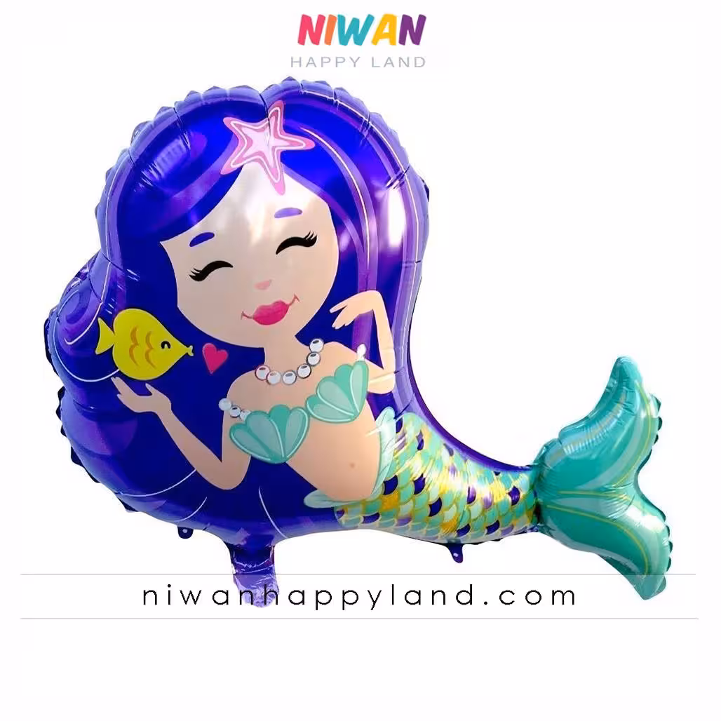 بادکنک فویلی پری دریایی