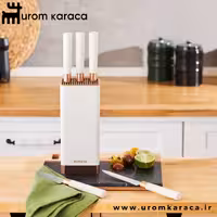 سرویس چاقو 6 پارچه کاراجا Skycut کرم