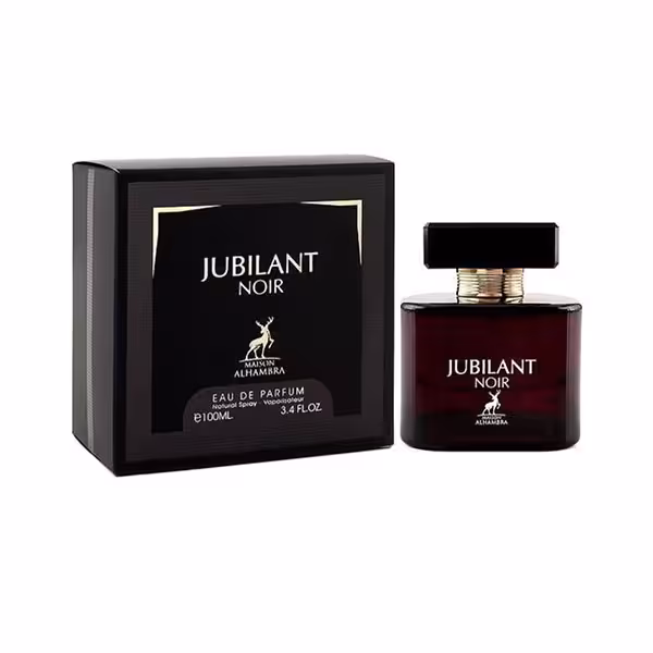 ادوپرفیوم زنانه جوبیلانت نویر الحمبرا (ورساچه کریستال نویر) 100 میلی لیتر | Alhambra Jubilant Noir Eau De Parfum for women 100ml