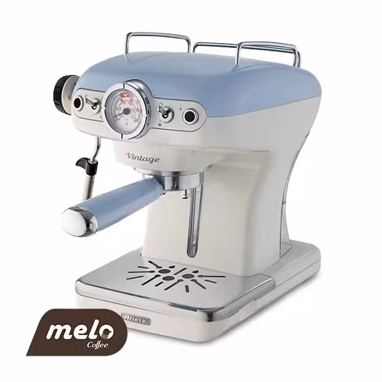 اسپرسوساز آریته رنگ آبی تحت لیسانس ایتالیا مدل ARIETE 1389/14