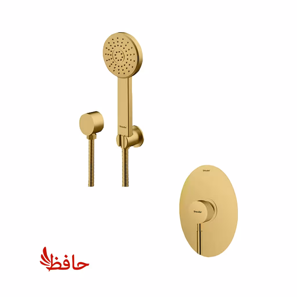 شیر حمام توکار شودر مدل روگن طلایی مات تیپ 2 ABS