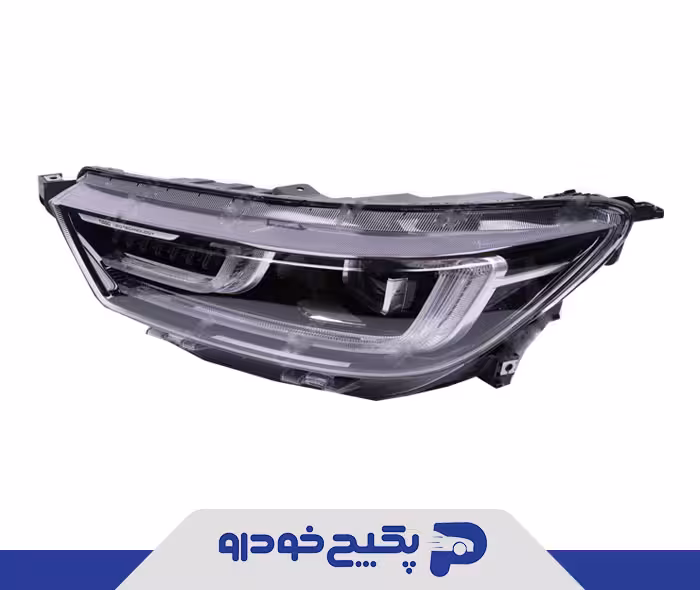 چراغ جلو چپ تیگو 8 پرو 605000234AA شرکتی