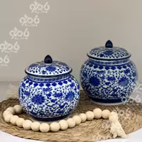 بانکه سرامیکی جینجر قلم آبیstr160