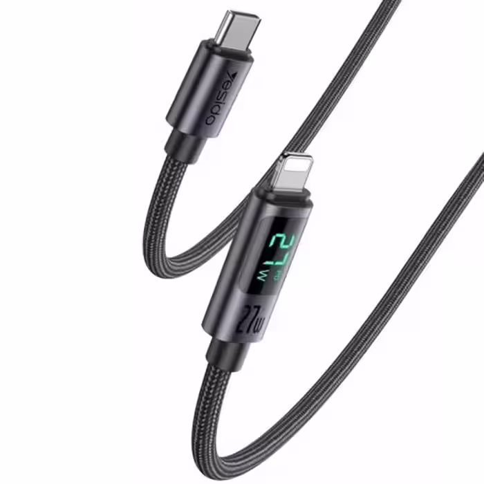 کابل تبدیل USB-C به لایتنینگ یسیدو مدل CA157 PD27W طول 1.2 متر