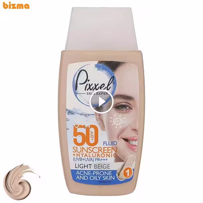 کرم ضد آفتاب رنگی پوست‌ چرب پیکسل SPF50 مدل LIGHT BEIGE حجم 50 میلی‌لیتر