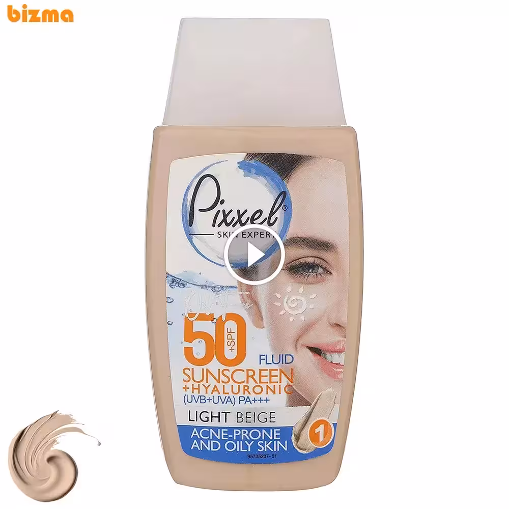 کرم ضد آفتاب رنگی پوست‌ چرب پیکسل SPF50 مدل LIGHT BEIGE حجم 50 میلی‌لیتر