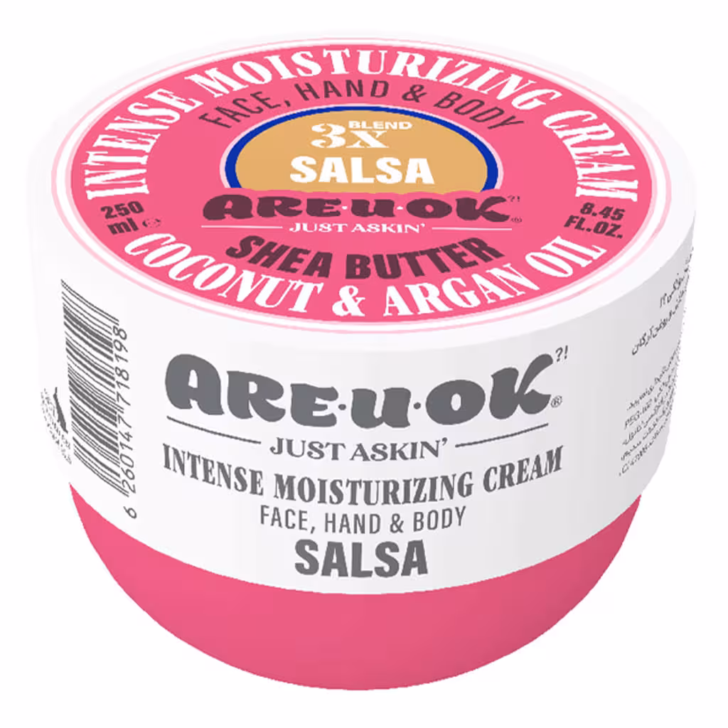 کرم رطوبت رسان (قوی) مناسب پوست دست، صورت و بدن Salsaحجم 250 گرم آریواُکیareuok