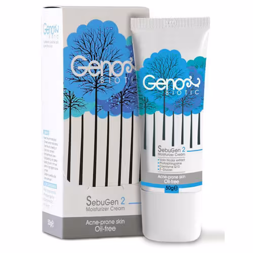 کرم رطوبت رسان ژنوبایوتیک پوست آکنه ای