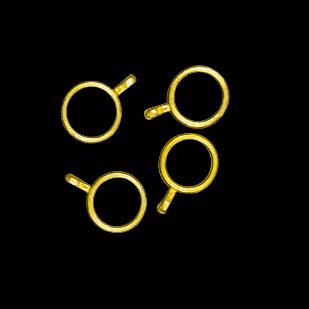 حلقه پلاستیکی طلایی ریل پانچ