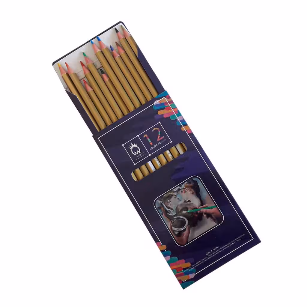 مداد رنگی 12 رنگ ام کیو MQ