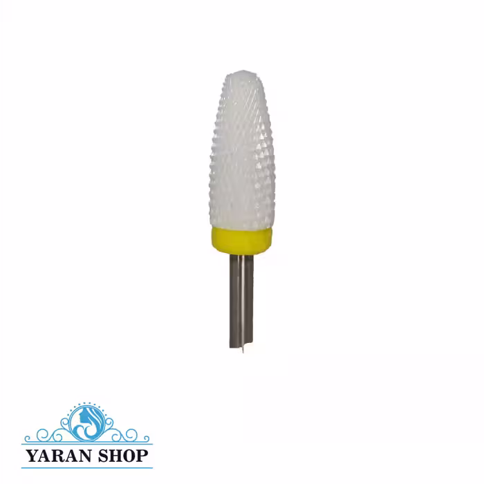 سر سوهان سرامیکی کاجی - نوار زرد