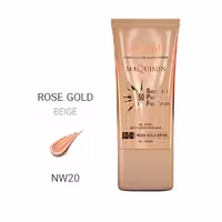 ضدآفتاب کرم پودری پرایمری مکیسان انواع پوست SPF50 (بژ رز گلدNW20) 40 میلی لیتر سان سیف SunSafe
