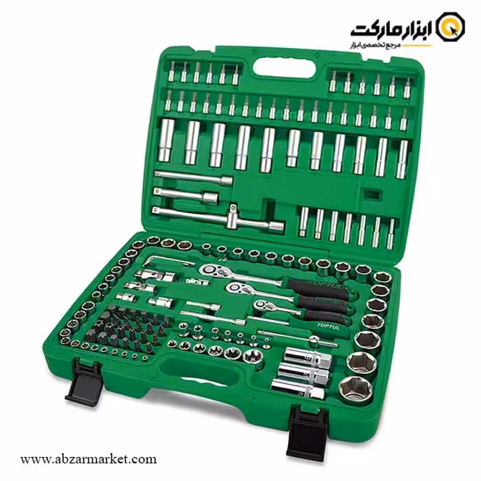 جعبه ابزار تاپ تول با لوازم 151 عددی مدل GCAI151R