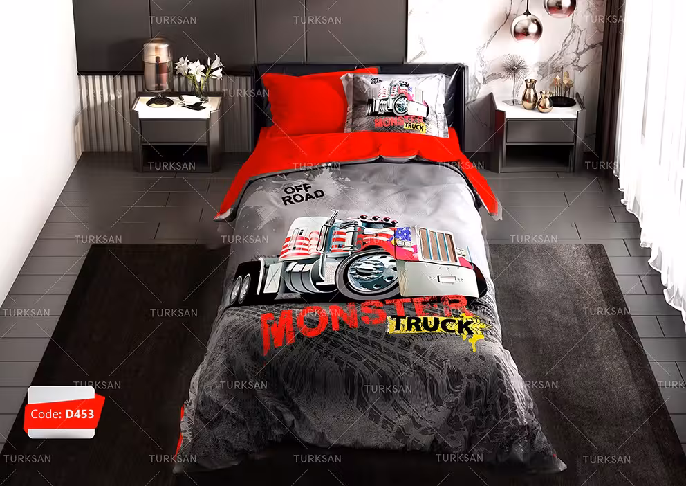 روتختی طرح کامیون یک نفره کد D453