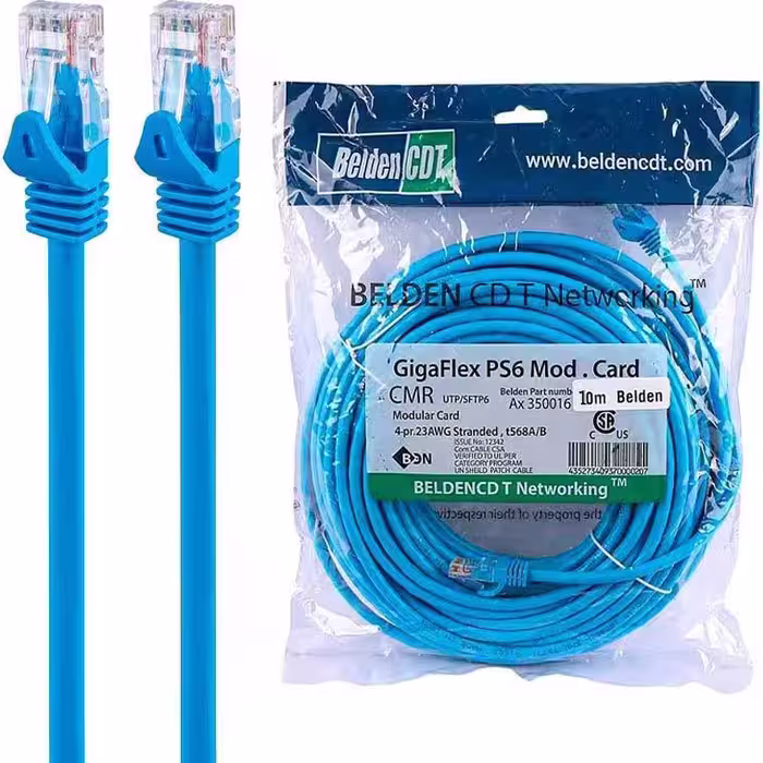 کابل شبکه بلدن مدل Cat6 UTP طول 10 متر