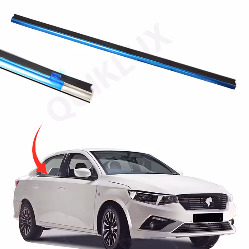 نوار ابگیر شیشه بغل تارا با زه استیل  –  سمت شاگرد عقب