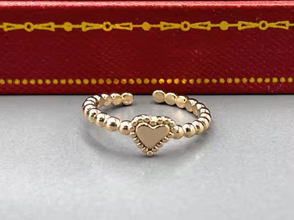 انگشتر گوی ژوپینگ طرح قلب