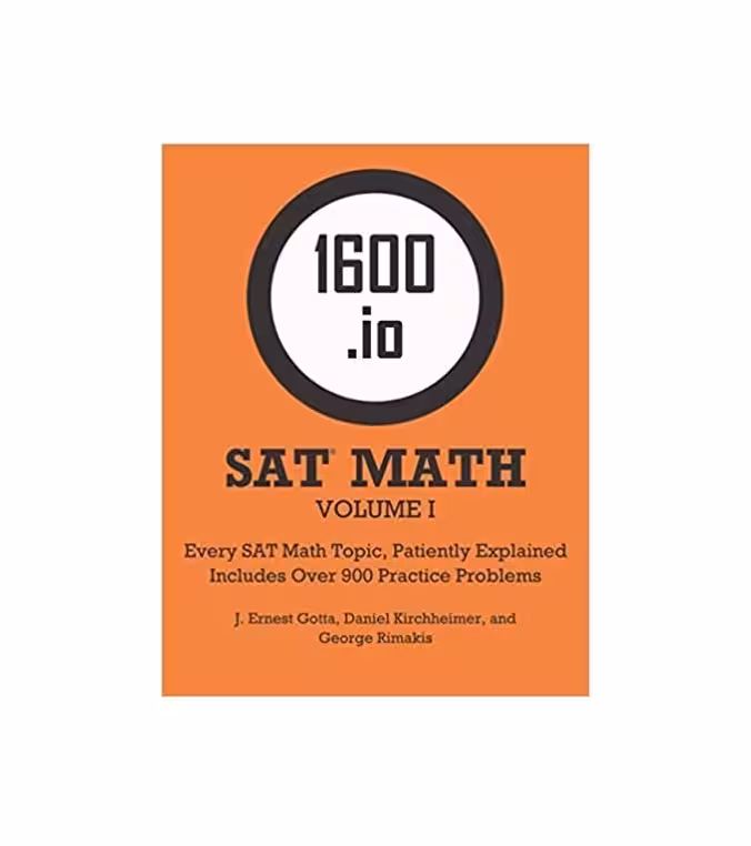 کتاب 1600io SAT Math Orange Book Volume I اس ای تی مث اورنج بوک