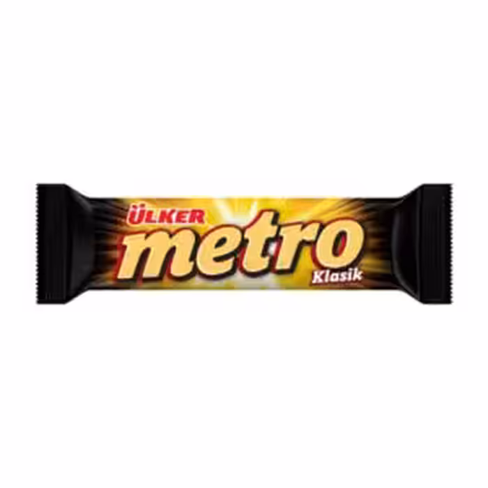 شکلات کاراملی اولکر مدل Metro وزن 36 گرم