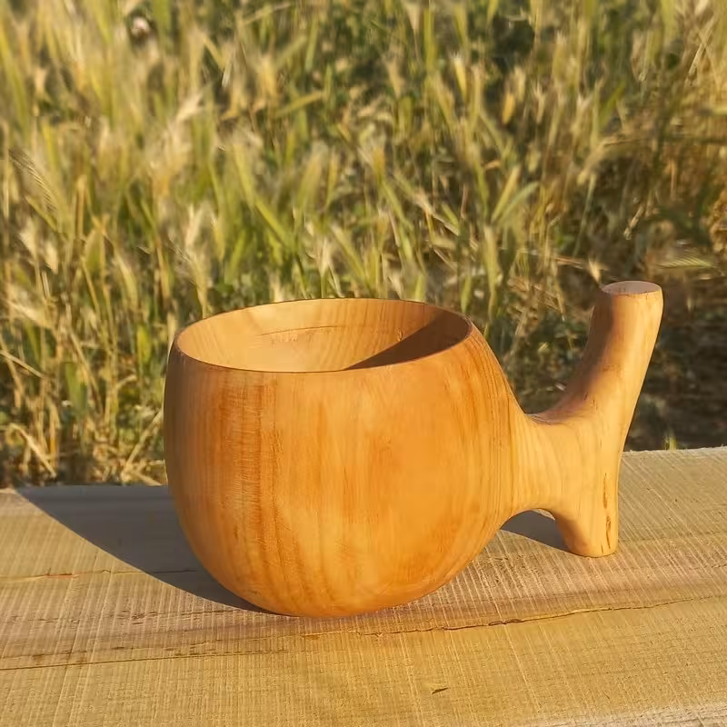 لیوان چوبی