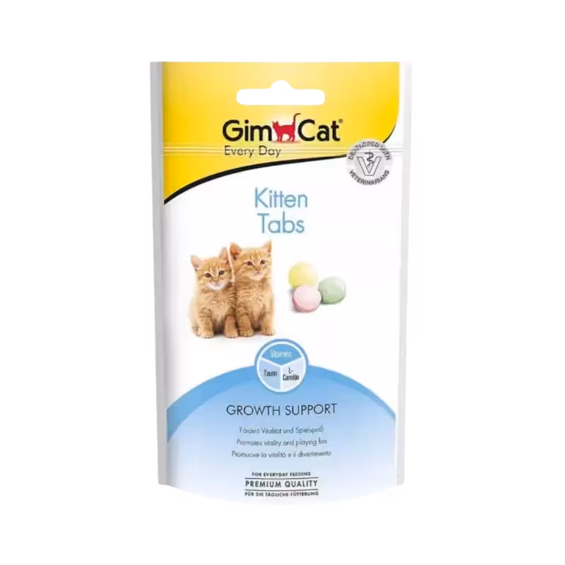 قرص مخصوص بچه گربه برند Gim cat جیم کت 40 گرمی