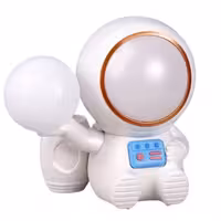 چراغ خواب فانتزی طرح فضانورد نشسته ( سفید رنگ )