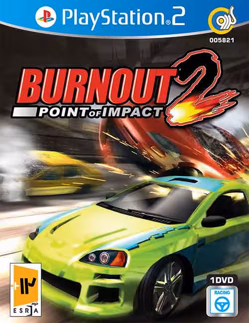 بازی Burnout 2 Point Of Impact برای PS2