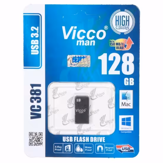 فلش مموری ویکومن مدل VC381 S USB3.2 ظرفیت 128 گیگابایت
