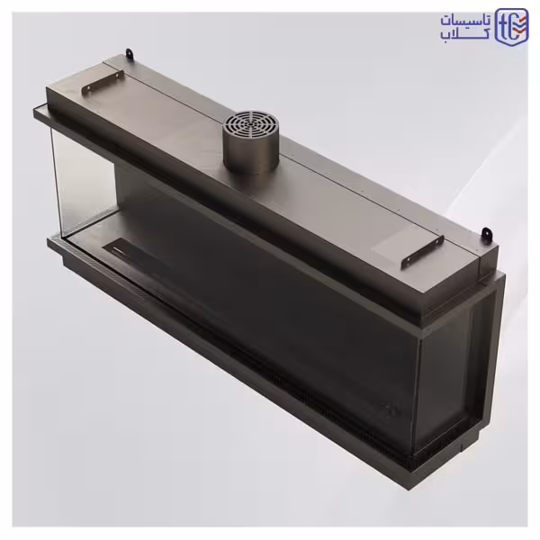شومینه گازی سه طرفه پدیده کد 002
