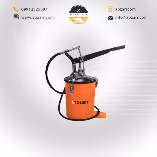 گریس پمپ 3 تنظیم سطلی 10 کیلویی با چرخ  تراست  VGP10/T (( اقساط یک ساله ))