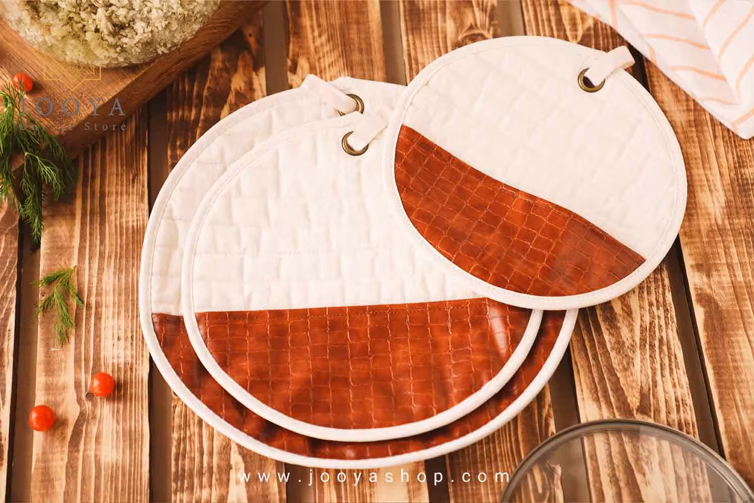 ست دمکنی نچرال WS قهوه ای