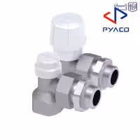 شیر رادیاتور پیاکو مدل کالدو ایتالیا Caldo (جفتی)