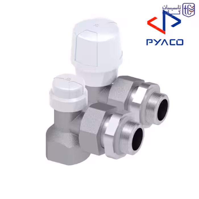 شیر رادیاتور پیاکو مدل کالدو ایتالیا Caldo (جفتی)