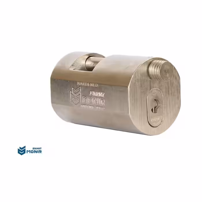 قفل استوانه ای منیرصنعت M110 - یراقینو فروش یراق آلات کابینت و درب